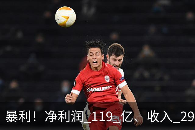暴利！净利润 119 亿、收入 292 亿